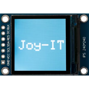 Joy-it 1,3 Zoll IPS TFT LCD Display Modul 240x240 mit SBC-Montagehalterung (SBC-LCD01)