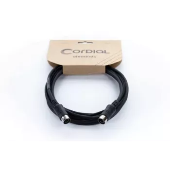 Cordial MIDI-Verbindungskabel 1,5 m Schwarz (14895)