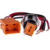 JOY-IT BUTTON22C-M-RD Taster Schalter 250V AC 15A SPST NO IP67 IK10 Rot