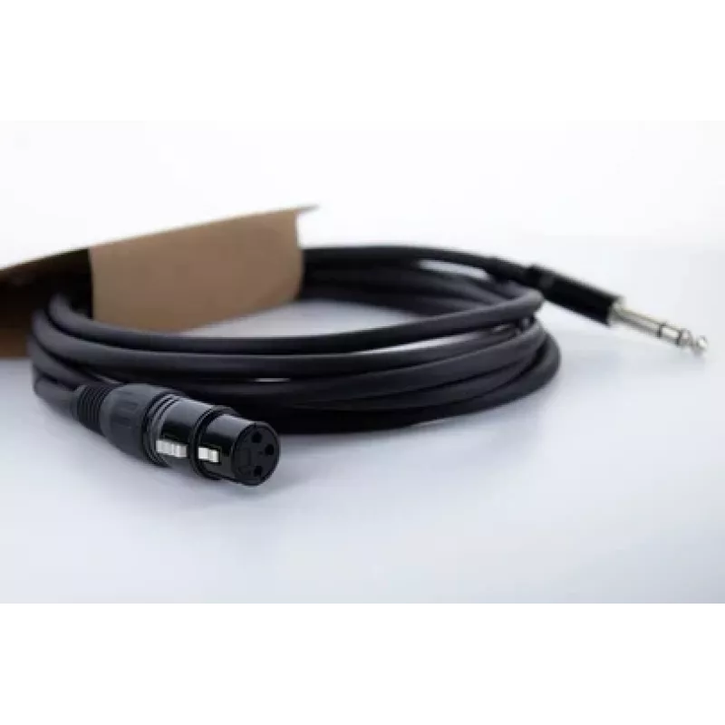 Cordial EM 1.5 FV XLR auf 6,3 mm Klinke Audiokabel 1,5 m Schwarz 14821