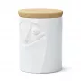 FIFTYEIGHT PRODUCTS Charmant Porzellan Vorratsglas 1700 ml Weiß