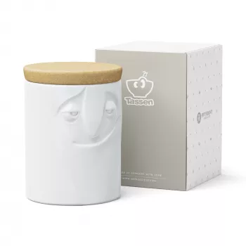 FIFTYEIGHT PRODUCTS Charmant Porzellan Vorratsglas 1700 ml Weiß