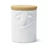 FIFTYEIGHT PRODUCTS Charmant Porzellan Vorratsglas 1700 ml Weiß