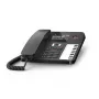 Gigaset DESK 800A Schwarzes schnurgebundenes Tischtelefon mit Anrufbeantworter