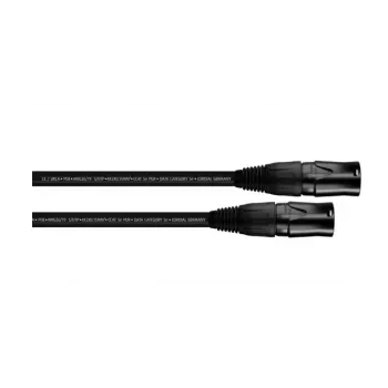 Cordial 15556 RJ45 Netzwerkkabel, Patchkabel CAT 5e S/UTP 1,00 m Schwarz PUR-Mantel 1 Stk. (15556)