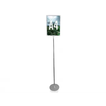LMG PLSTA4-SI A4 silberner Klapprahmen Posterständer