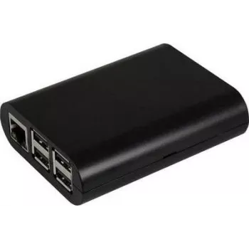 Raspberry Pi 2 / Pi B+ Gehäuse Schwarz (rb-case+04b)