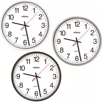 PEWETA Wanduhr Schwarz 44.130.212