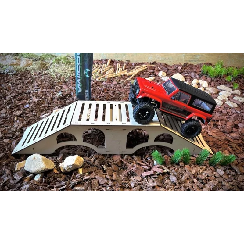 Absima 2320200 RC-Strecke Bogenbrücke Hindernis 635x150x115 mm Schwarz