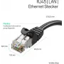 FLEXLINE FL31-39085 Cat.7 S/FTP PUR Patchkabel, RJ45, Schwarz, 15m