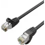 Flexline FL31-39485 Cat.7 S/FTP PUR Patchkabel, RJ45, 30m, Schwarz