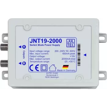 Jultec JNT-19-2000 19V 2A Netzteil für JRM Multischalter – Schwarz