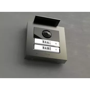 M-E MODERN-ELECTRONICS VDV-2020 A Video-Türsprechanlage mit RFID, kabelgebunden, anthrazitfarbene Außeneinheit (41267)