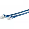 METZ CONNECT 1308450344-E Cat6a S/FTP Netzwerk-Patchkabel, 0,3m, Blau
