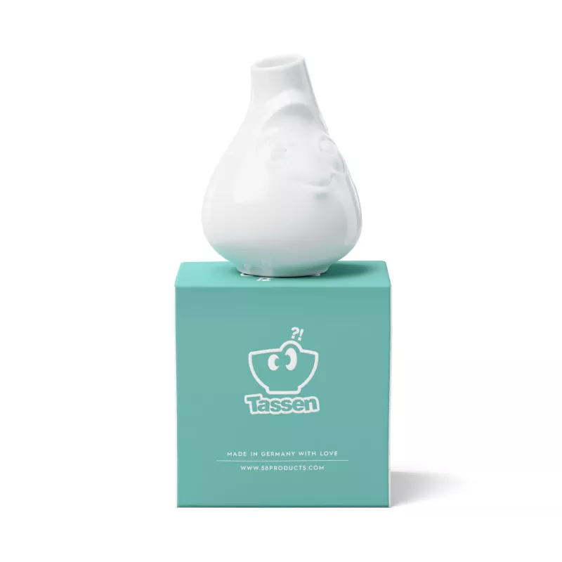 FIFTYEIGHT PRODUCTS BHS FIFTYEIGHT Vase - Putzig klein Weiß (T019501)