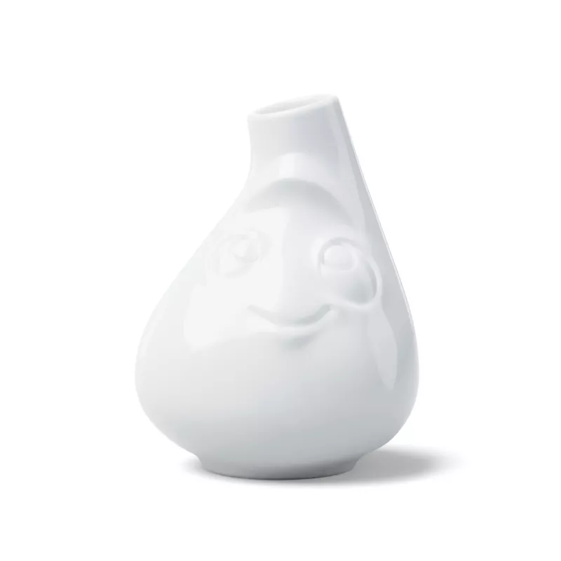 FIFTYEIGHT PRODUCTS BHS FIFTYEIGHT Vase - Putzig klein Weiß (T019501)