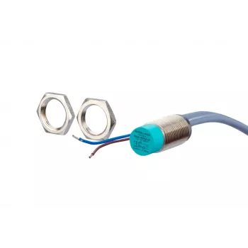 METZ CONNECT Induktiver Näherungssensor 2-Draht DC M12 bündig NO 2mm IP67 Kabel 2m 110149