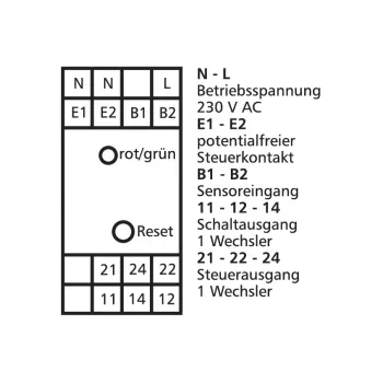 METZ CONNECT DRIW-E16 Leistungsrelais, Schwarz/Weiß 1101500522