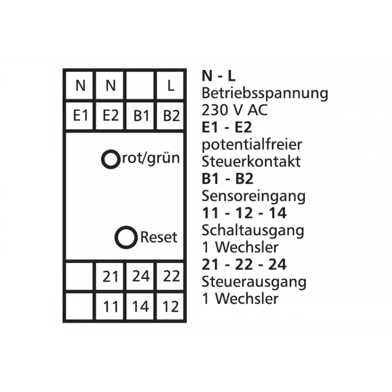 METZ CONNECT DRIW-E16 Leistungsrelais, Schwarz/Weiß 1101500522