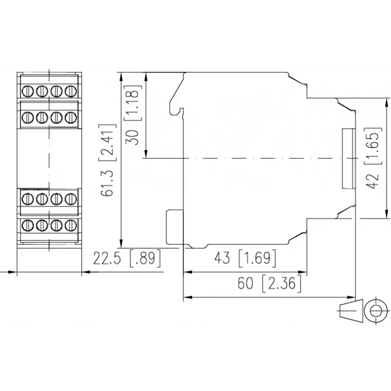 METZ CONNECT DRIW-E16 Leistungsrelais, Schwarz/Weiß 1101500522
