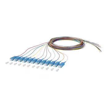 METZ BTR 150Q1CO0020E OpDAT Pigtail SC-UPC OS2 12 Farben 2m Single-Mode Faser E9/125