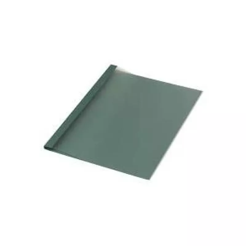 LMG Thermobindemappen A4 Grün Leinen 2 mm Rücken 50er Pack BMDLEM-GR-R2