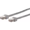 METZ CONNECT 13084U1033-E Cat6 S/FTP Patchkabel, 1 m, Grau