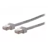 METZ CONNECT 13084U1033-E Cat6 S/FTP Patchkabel, 1 m, Grau