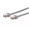 METZ CONNECT 13084U1033-E Cat6 S/FTP Patchkabel, 1 m, Grau