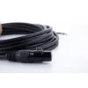 Cordial EM 10 FP XLR auf 6,3 mm Mono-Klinke Audiokabel 10 m Schwarz 14752
