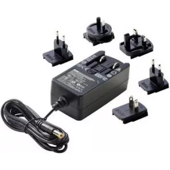 Dehner Elektronik Festspannungs-Steckernetzteil 24V/DC 1A 24W mit UK-, USA- & Australien-Adaptern (27476)