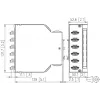 Metz 15024A07406-E OpDAT REGpro VIK 6xLC-D OS2 Glasfaser-Verteilbox, Reinweiß RAL 9010