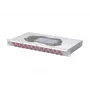 METZ CONNECT 24-Port LC-Duplex OM4 Glasfaser-Patchpanel Spleiß, 1U 19 Zoll Rackmontage, Hellgrau 1504577524-E