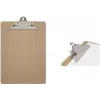 MAULclassic A4 Klemmbrett, Hartfaserplatte, Metallklemme, Braun 2392570
