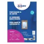 Avery 4839XL Namensschildhalter-Set mit Lanyard, A6, 105 x 148 mm, 50 Sets, blaue Lanyards