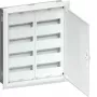 HAGER Unterputz-Verteilerschrank FWU42S, 96 Moduleinheiten, 4 Reihen, IP30, Weiß
