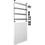 HAGER UD42A1 Montageplatte 600x500mm für Klemmenblöcke, verzinkter Stahl