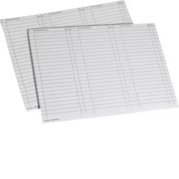 HAGER uniZ ZZ90A Markierungsbögen A4 Weiß 10 Blatt