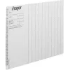 HAGER ZZ90B Beschriftungsbögen für Legrand Mosaic Module, A4, Weiß, 10er-Pack