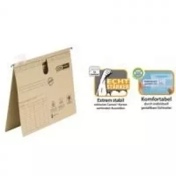 ELBA vertic ULTIMATE Hängeregistratur A4, Amtsheftung, Grün, 50er Pack (85421)
