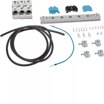 HAGER ZY51T1 Sicherungshalter-Set für den Schutz von Stromwandler-Sekundärkreisen, 1-polig, 0,5 A, 250 V AC, DIN-Schienen-Montage
