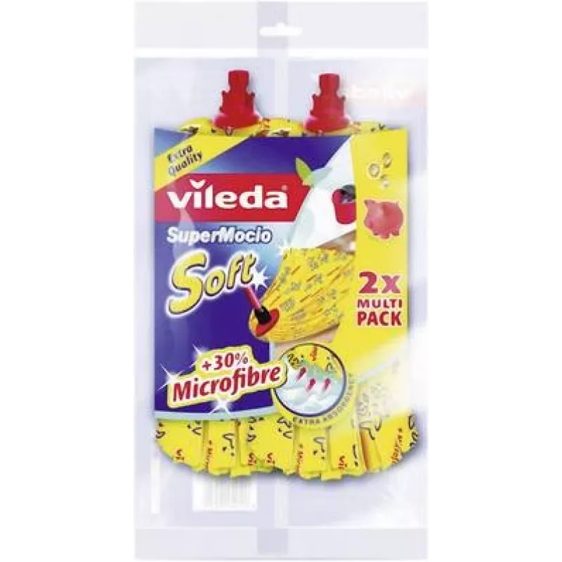 Vileda SuperMocio Soft Wischmoppkopf Nachfüllpackung 2er-Pack 11099