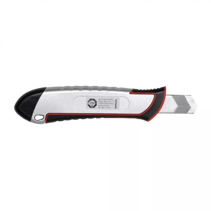 MAUL Cutter Werkzeug 18 mm mit gummierter Griffzone (7771896)