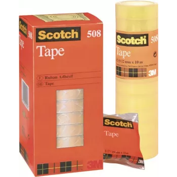 3M Scotch Magic Tape 508, 15 mm x 33 m, Transparent, 10 Rollen 5081533
