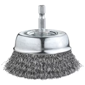 kwb Topfbürste - Gezwirnter Knoten - 0,3 mm - 6 mm - 7,5 cm - Metall - Stein - Metall (606330)