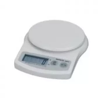MAULalpha Digitale Briefwaage 5 kg, Silber, g/oz, Ein-Tasten-Bedienung, batteriebetrieben 1645002