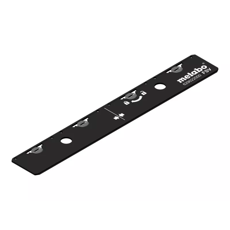 Metabo 629022000 Führungsschienenverbinder, Aluminium, Schwarz, 2er-Pack