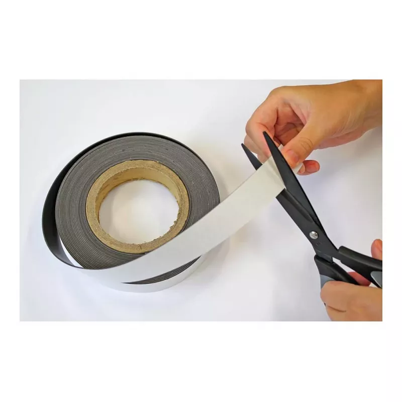 MAUL Selbstklebendes Magnetband 35 mm x 10 m, 1 mm Dick, Dunkelbraun, Zuschneidbar 6156109