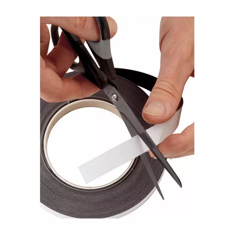 MAUL Selbstklebendes Magnetband 35 mm x 10 m, 1 mm Dick, Dunkelbraun, Zuschneidbar 6156109