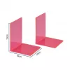 MAUL Buchstützen 10 x 10 x 13 cm Neonpink (Paar)
